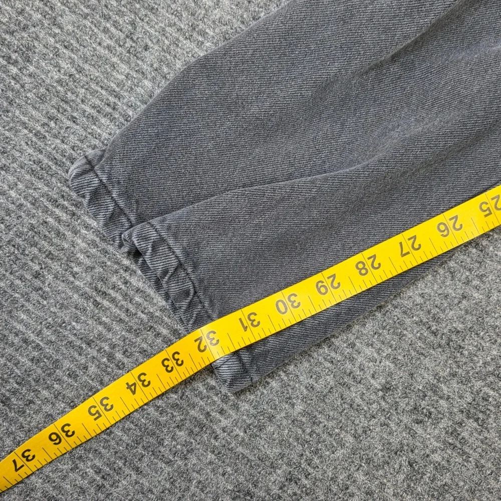Levi's 501 Original Fit Straight Leg Jeans Men's Size 38x32‎ Black Wash Denim